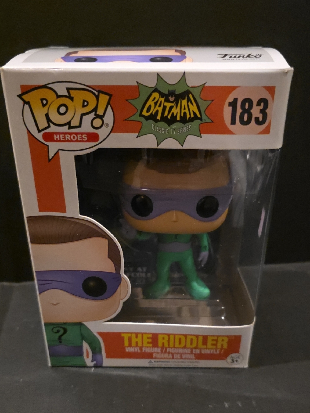 Funko Pop! The Riddler Batman Classic TV Series - Green & Purple Mask